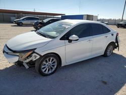 2022 Toyota Corolla LE en venta en Andrews, TX