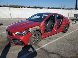 Salvage cars for sale from Copart Van Nuys, CA: 2021 Mercedes-Benz CLA AMG 35 4matic