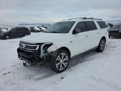 Salvage cars for sale from Copart Helena, MT: 2021 Ford Expedition Max King Ranch