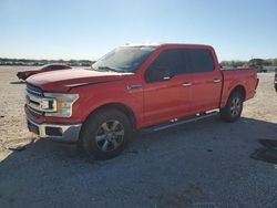 Salvage cars for sale at San Antonio, TX auction: 2018 Ford F150 Supercrew