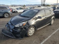 Salvage cars for sale at Van Nuys, CA auction: 2018 Toyota Prius C