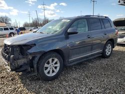 Toyota Vehiculos salvage en venta: 2012 Toyota Highlander Base