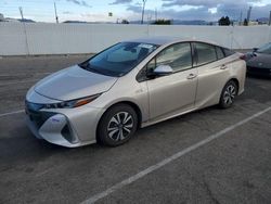 Salvage cars for sale at Van Nuys, CA auction: 2019 Toyota Prius Prime