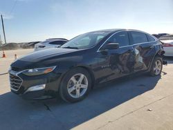 Salvage cars for sale at Grand Prairie, TX auction: 2020 Chevrolet Malibu LS