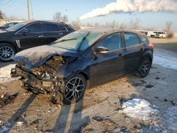 Salvage cars for sale at Pekin, IL auction: 2018 Ford Focus SEL