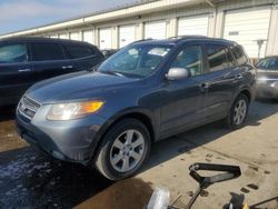 Salvage cars for sale at Louisville, KY auction: 2007 Hyundai Santa FE SE