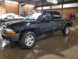 Dodge Dakota Quad Sport salvage cars for sale: 2004 Dodge Dakota Quad Sport