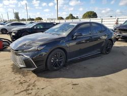 Salvage cars for sale at Miami, FL auction: 2025 Toyota Camry XSE