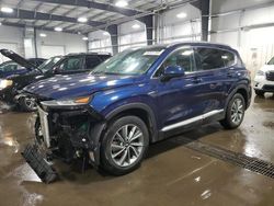 Salvage cars for sale at auction: 2019 Hyundai Santa FE SEL