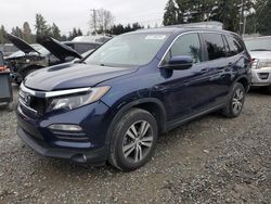 Honda salvage cars for sale: 2018 Honda Pilot EX