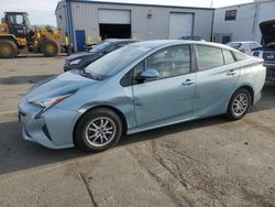 Salvage cars for sale at Vallejo, CA auction: 2018 Toyota Prius