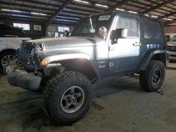 Jeep Wrangler Sahara salvage cars for sale: 2008 Jeep Wrangler Sahara