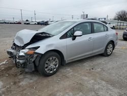 Honda Civic salvage cars for sale: 2012 Honda Civic LX