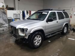 Nissan salvage cars for sale: 2002 Nissan Pathfinder LE