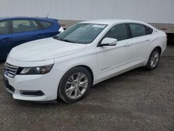 Chevrolet salvage cars for sale: 2015 Chevrolet Impala LT