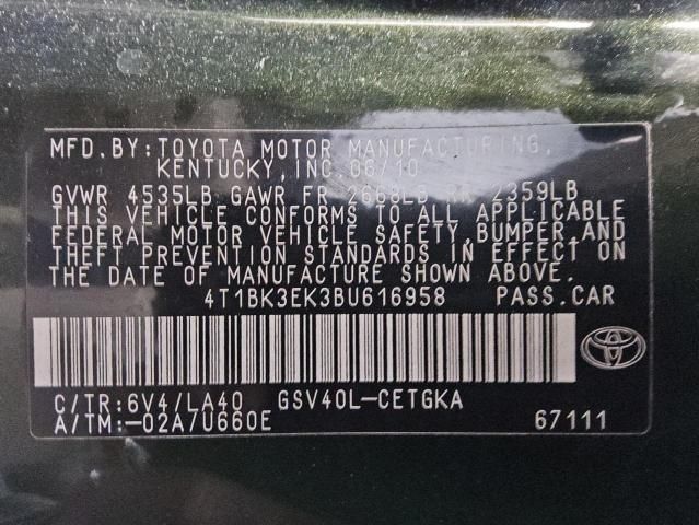 2011 Toyota Camry SE