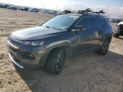 Jeep salvage cars for sale: 2022 Jeep Compass Limited