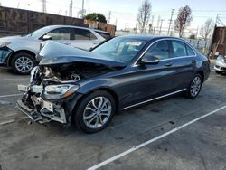 Salvage cars for sale from Copart Wilmington, CA: 2015 Mercedes-Benz C300