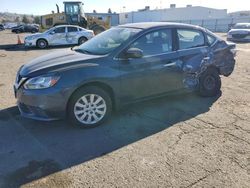 Salvage cars for sale at Vallejo, CA auction: 2016 Nissan Sentra S