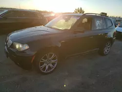 BMW salvage cars for sale: 2007 BMW X3 3.0SI