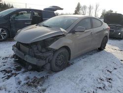 Salvage cars for sale at Bowmanville, ON auction: 2013 Hyundai Elantra GLS