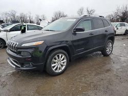 Carros salvage sin ofertas aún a la venta en subasta: 2017 Jeep Cherokee Overland