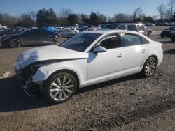 Salvage cars for sale from Copart Madisonville, TN: 2017 Audi A4 Ultra Premium