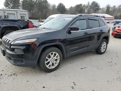 Salvage cars for sale at Mendon, MA auction: 2017 Jeep Cherokee Latitude