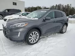 Ford salvage cars for sale: 2021 Ford Escape Titanium