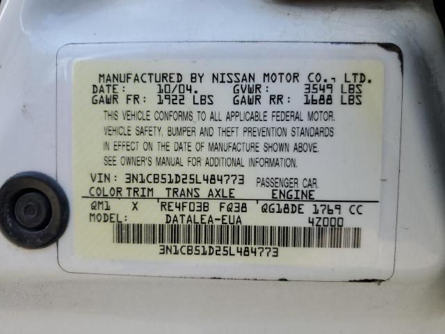 2005 Nissan Sentra 1.8