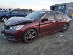 Salvage cars for sale at Antelope, CA auction: 2016 Honda Accord Sport