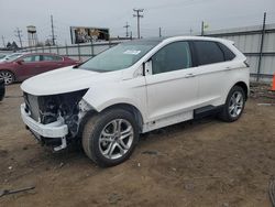 Salvage cars for sale at Chicago Heights, IL auction: 2017 Ford Edge Titanium