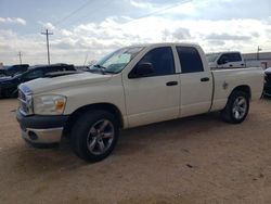 Salvage cars for sale at Andrews, TX auction: 2007 Dodge RAM 1500 ST