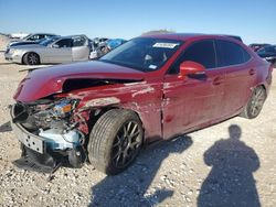 Salvage cars for sale at Taylor, TX auction: 2015 Lexus IS 250