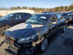 Salvage cars for sale at Exeter, RI auction: 2013 Honda Accord EXL