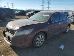 Salvage cars for sale at Elgin, IL auction: 2008 Honda Accord EXL