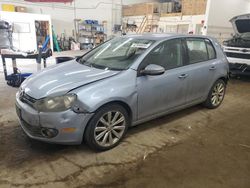 Volkswagen Golf salvage cars for sale: 2012 Volkswagen Golf