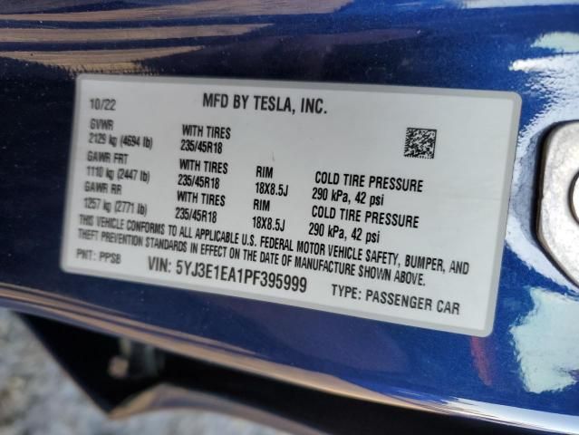 2023 Tesla Model 3