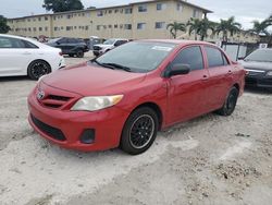 Vehiculos salvage en venta de Copart Opa Locka, FL: 2013 Toyota Corolla Base