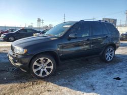 Salvage cars for sale from Copart Chicago Heights, IL: 2003 BMW X5 3.0I