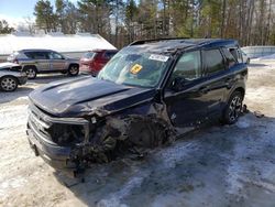 Salvage cars for sale at West Warren, MA auction: 2021 Ford Bronco Sport Outer Banks