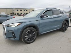 Vehiculos salvage en venta de Copart Wilmer, TX: 2022 Infiniti QX55 Luxe