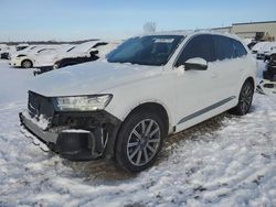 Salvage cars for sale at Kansas City, KS auction: 2017 Audi Q7 Premium Plus