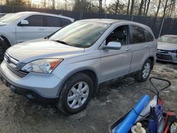 Salvage cars for sale at Waldorf, MD auction: 2009 Honda CR-V EXL