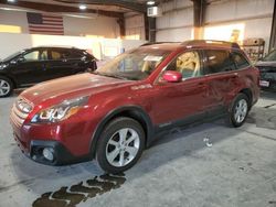 Salvage cars for sale at Greenwood, NE auction: 2014 Subaru Outback 2.5I Premium