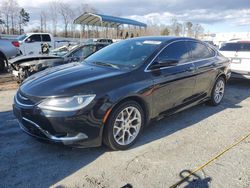 Chrysler salvage cars for sale: 2015 Chrysler 200 C