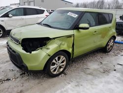 Salvage cars for sale at Lansing, MI auction: 2014 KIA Soul +