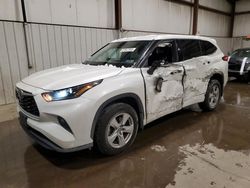 Salvage cars for sale at Pennsburg, PA auction: 2021 Toyota Highlander L