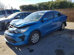 KIA salvage cars for sale: 2021 KIA Rio LX