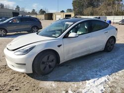 Salvage cars for sale at Knightdale, NC auction: 2021 Tesla Model 3